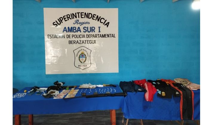 Berazategui – Drogas: cuatro detenidos en múltiples allanamientos